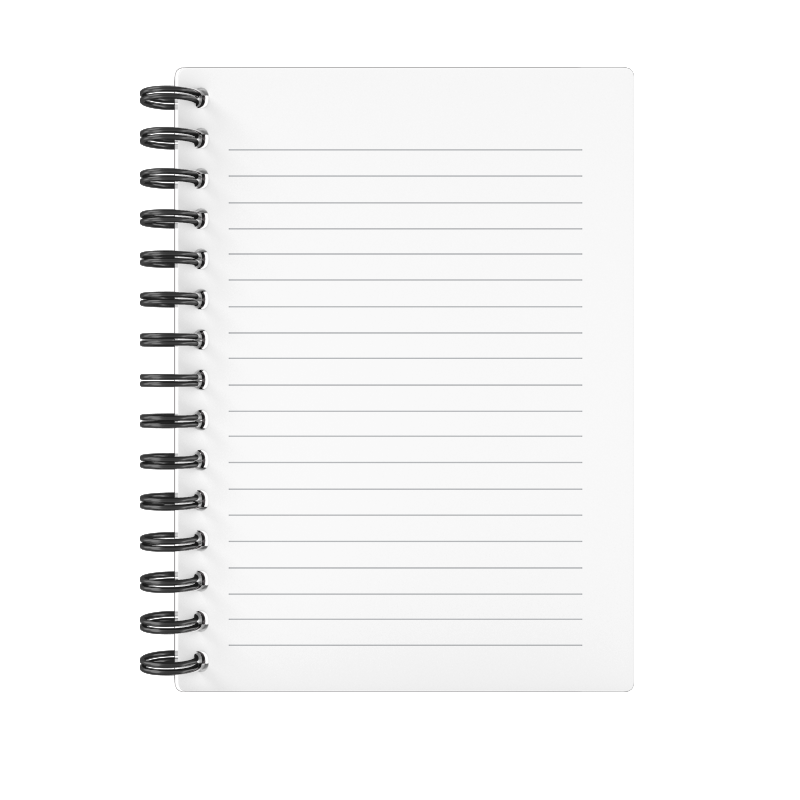 A5 Spring Notebook