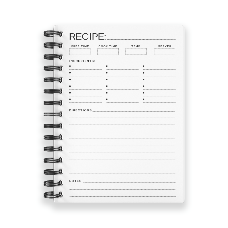 Cookies Recipes Notebook