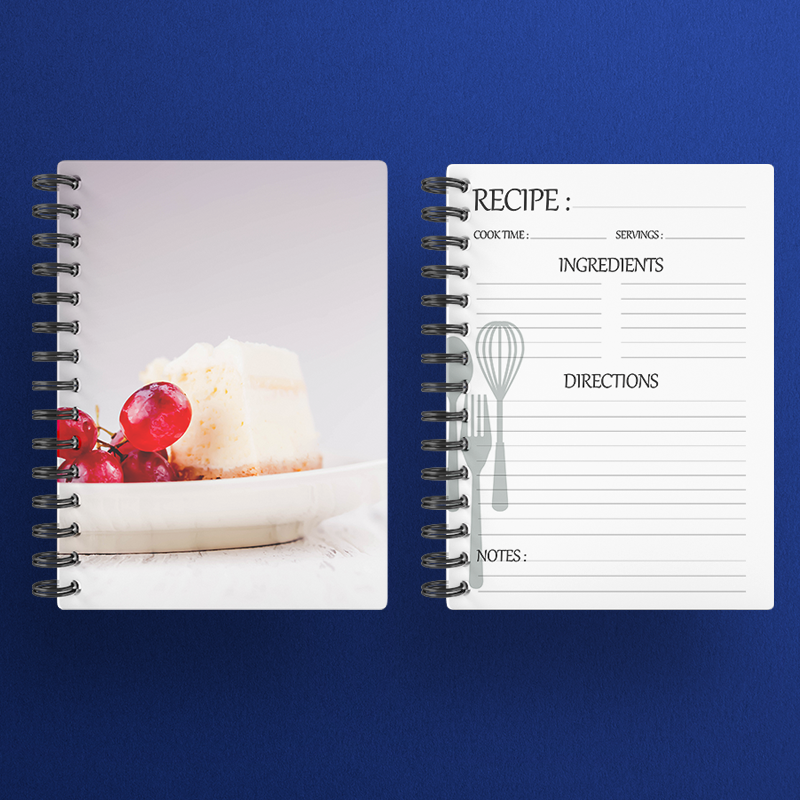 Small Recipe (Cheese Cake) Notebook