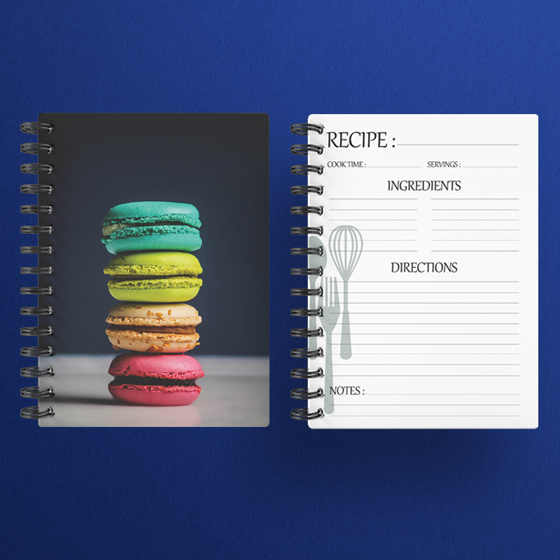 Small Recipe (Macarons) Notebook